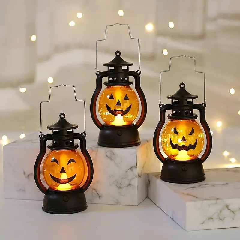 New Halloween small lantern portable pumpkin lamp ”decorative oil lamp party funny atmosphere props