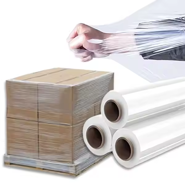 Pe Stretch Film Packing Wrapping Packaging Pallet Wrap Stretch Film 23mic 17 Mic Stretch Film For Pallet Mini Roll